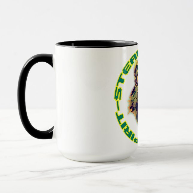 wolf head mug (Left)