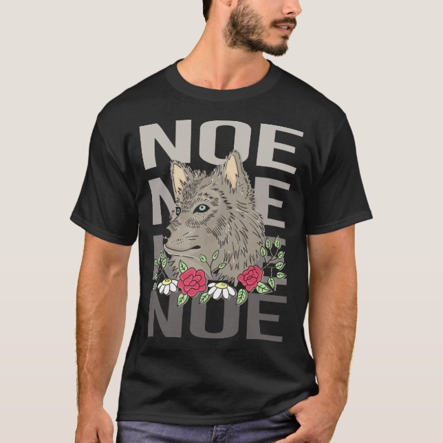 Wolf Head - Noe Name T-Shirt (Front)