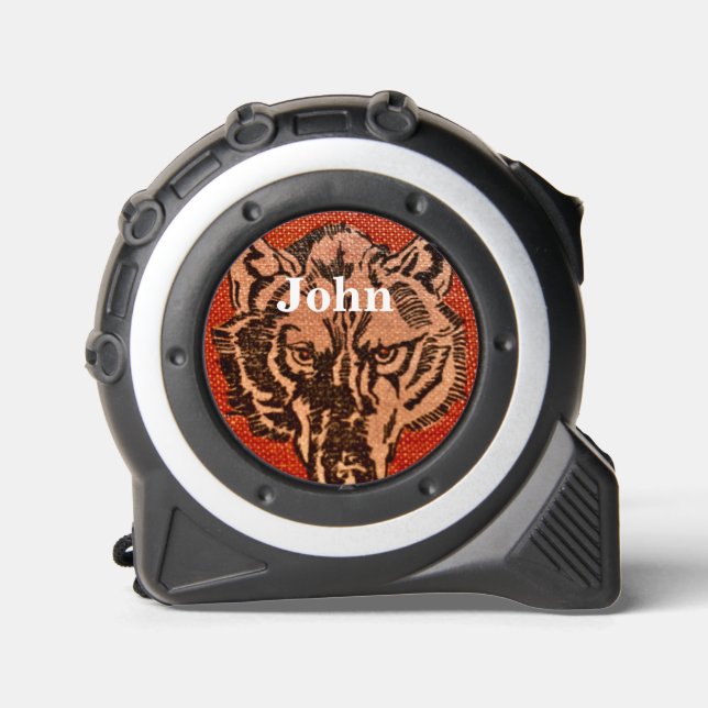 Wolf Head on Red 1 (Front)