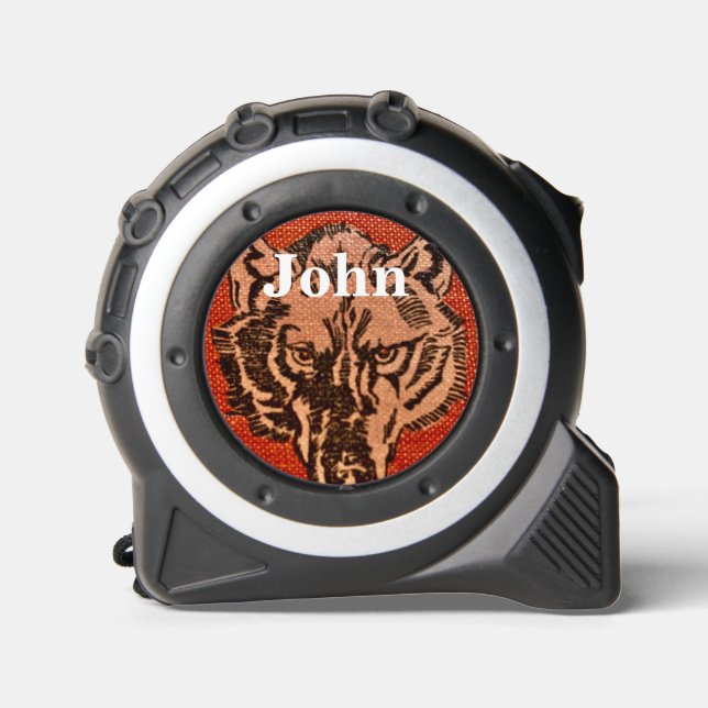 Wolf Head on Red 1 (Front)