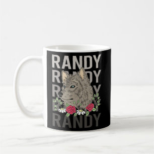 Wolf Head - Randy Name Coffee Mug