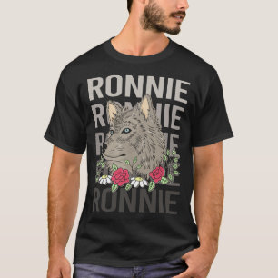 Wolf Head - Ronnie Name T-Shirt