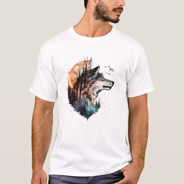 wolf head T-Shirt (Front)
