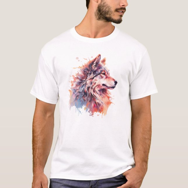 wolf head T-Shirt (Front)