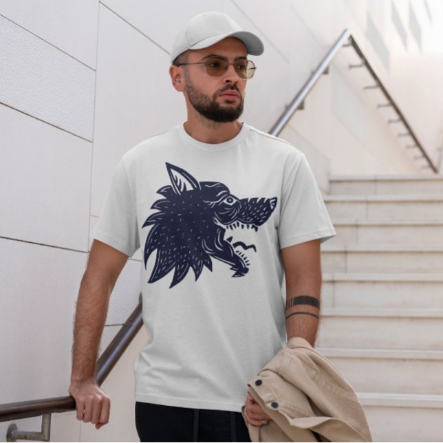 Wolf Head Tattoo T-Shirt (Creator Uploaded)