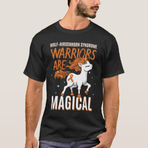 Wolf–hirschhorn Syndrome Warrior Unicorn Lover Whs T-Shirt