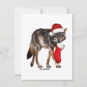 Wolf - holiday card