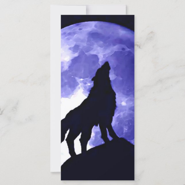 Wolf Howling at Moon (Front)