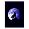 Wolf Howling at Moon Poster Print - Wolf Posters
