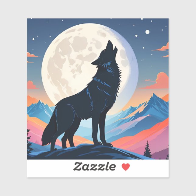 Wolf Howling At The Moon (Sheet)