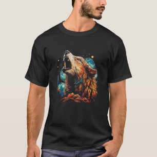 Wolf Howling At The Moon Women s Alaskan Wildlife T-Shirt