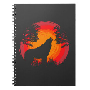 Wolf Howling at the Sun Notebook