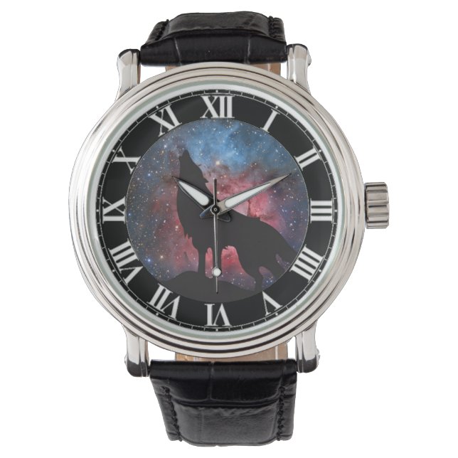 Wolf Howling in Galaxy Watch (Front)