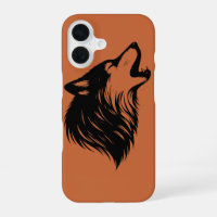 Wolf Howling Silhouette