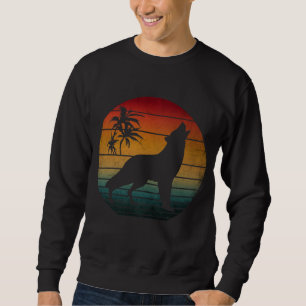 wolf howling vintage sweatshirt