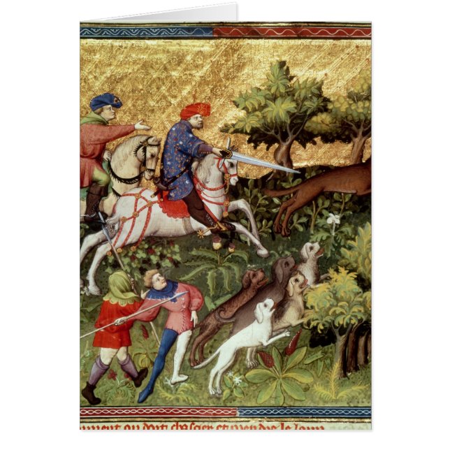 Wolf hunt, from a book (Front)