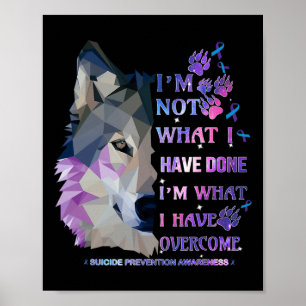 Wolf I'm Not What I Have Done I'm What I Have Over Poster