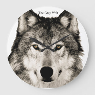 Wolf image for Acrylic Wall Clock