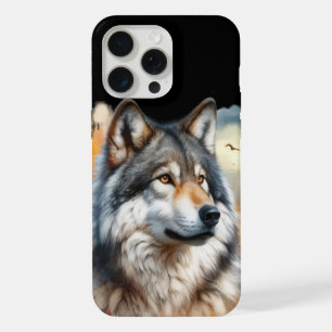 Wolf in Autumn Colours: Nature’s Beauty Unleashed iPhone 15 Pro Max Case