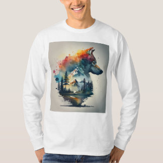 wolf in mountain T-Shirt