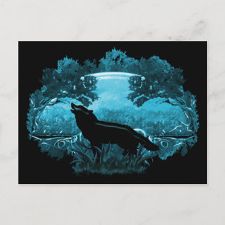Wolf in Nature Postcard