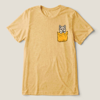 Wolf In Pocket Tri-Blend Shirt