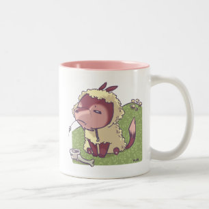 Wolf in Sheep's clothing Two-Tone Coffee Mug