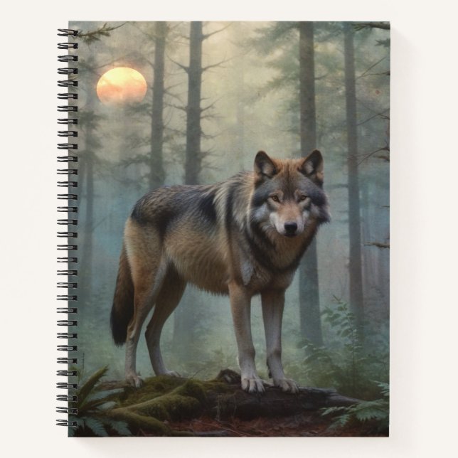Wolf in the Forest Notebook (Front)