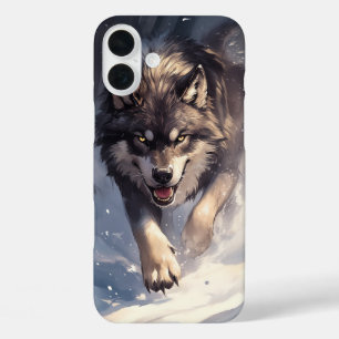 Wolf in winter iPhone 16 plus case