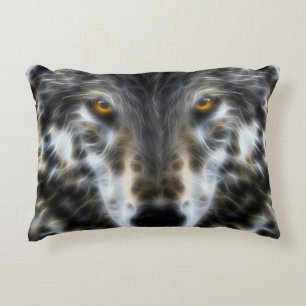 Wolf Inspirational design Portrait Decorative Cushion