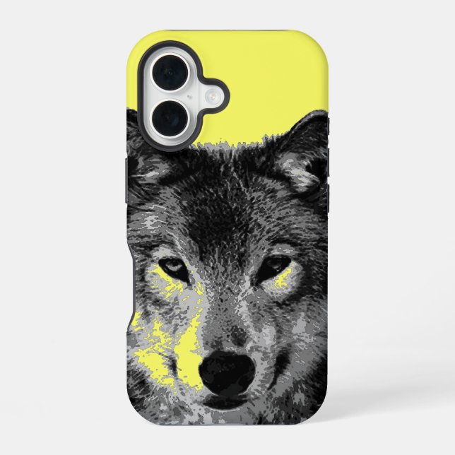 Wolf iPhone 16 Case (Back)