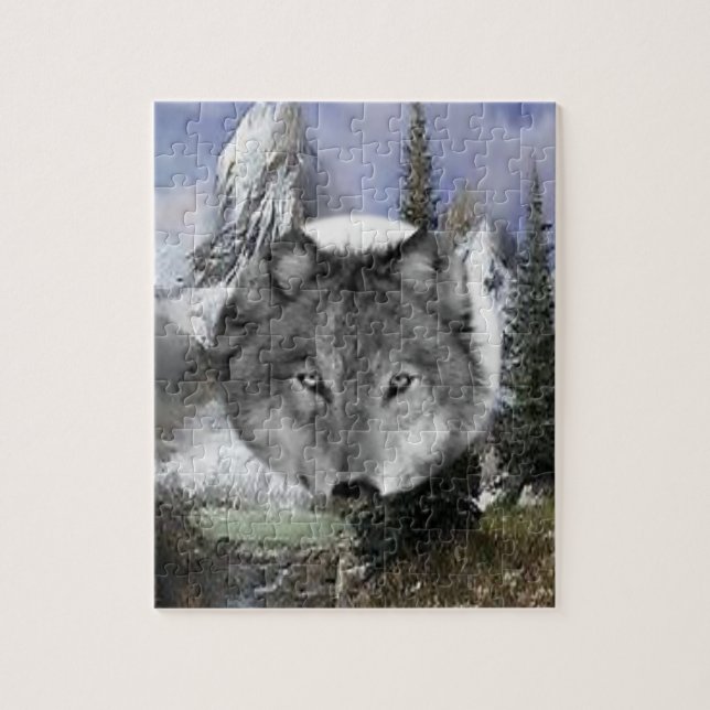 Wolf Jigsaw Puzzle (Vertical)