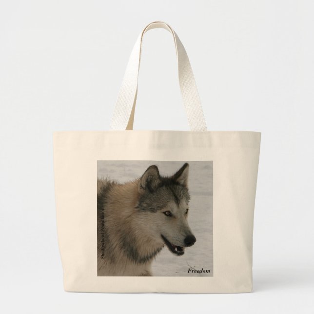 Wolf Jumbo Tote Bag (Front)
