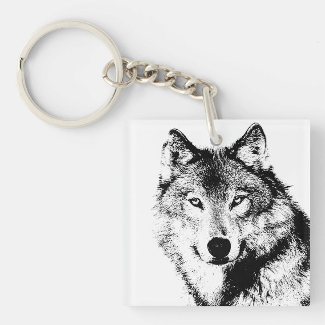 Wolf Key Ring (Front)