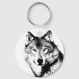 Wolf Key Ring