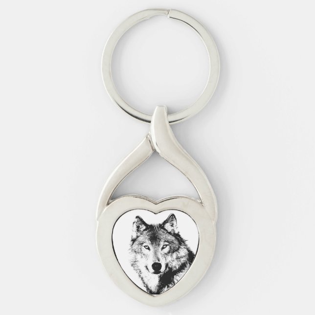 Wolf Key Ring (Front)