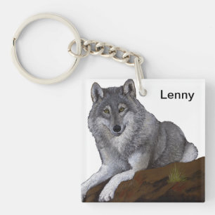 Wolf Key Ring
