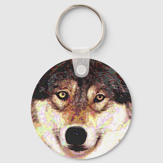 Wolf Key Ring (Front)