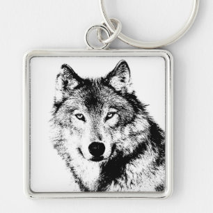 Wolf Key Ring