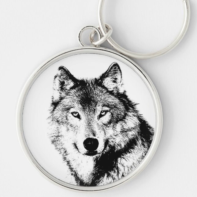 Wolf Key Ring (Front)