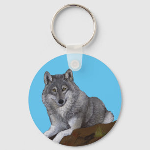 Wolf Key Ring
