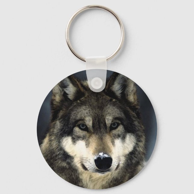 Wolf Key Ring (Front)