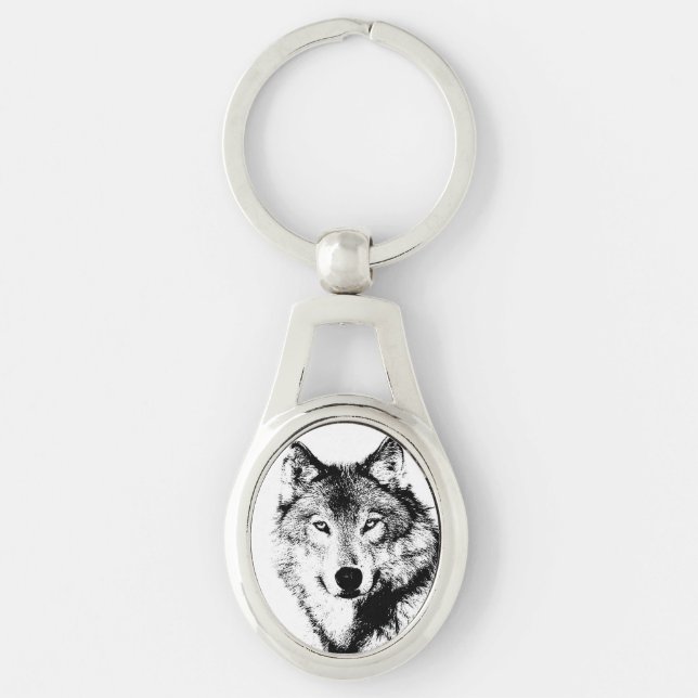 Wolf Key Ring (Front)