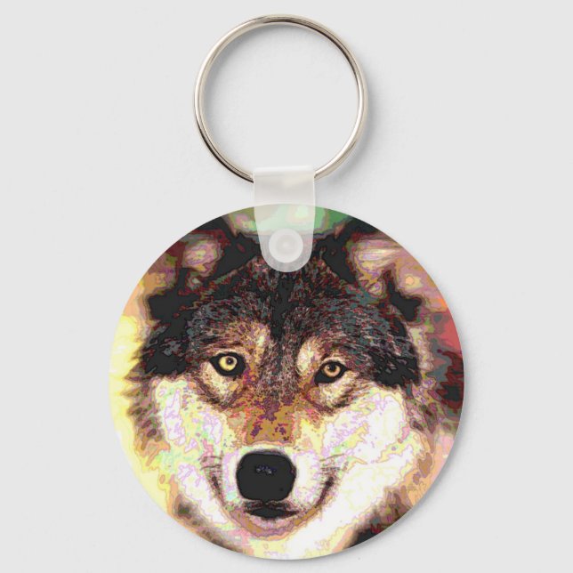 Wolf Key Ring (Front)