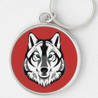 WOLF KEY RING