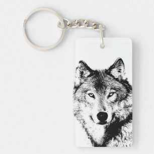 Wolf Key Ring