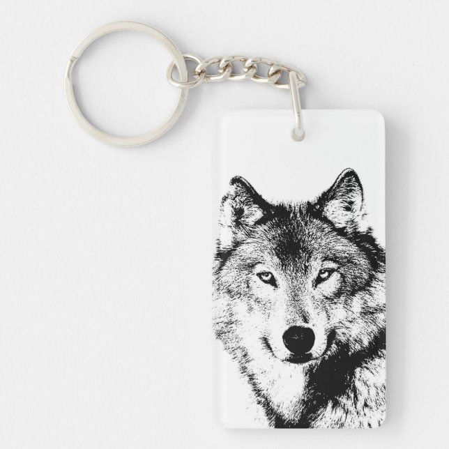Wolf Key Ring (Front)