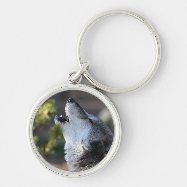 wolf key ring (Front)