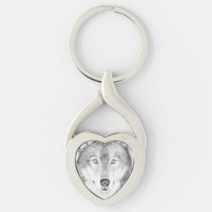 Wolf Key Ring
