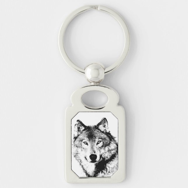 Wolf Key Ring (Front)